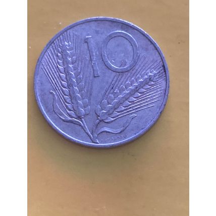 Umlaufmünze Italien 10 Lire 1952