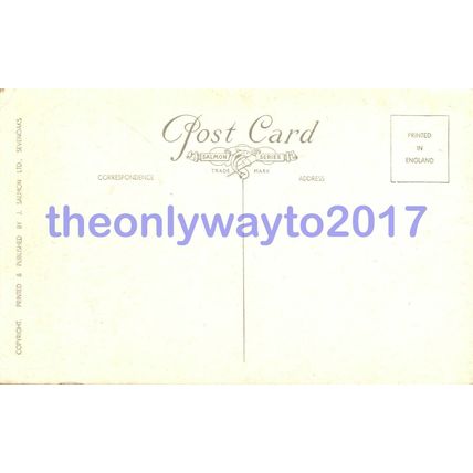 Embankment, London, England, Salmon Series, Postcard