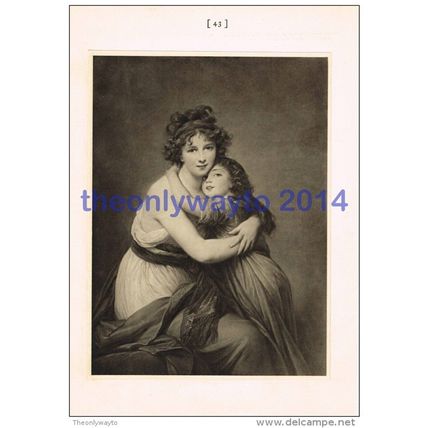 Madame Le Brun and Her Daughter - Madame Le Brun, 1902