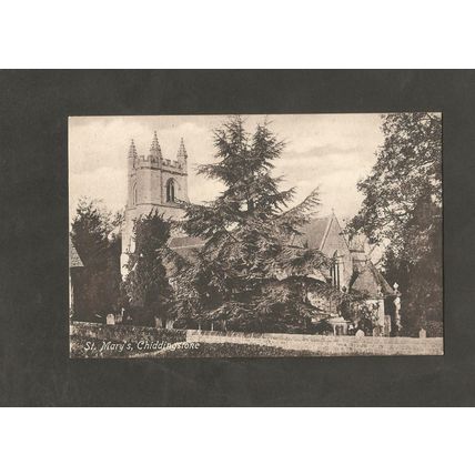 Postcard Kent Chiddingstone St Marys Church
