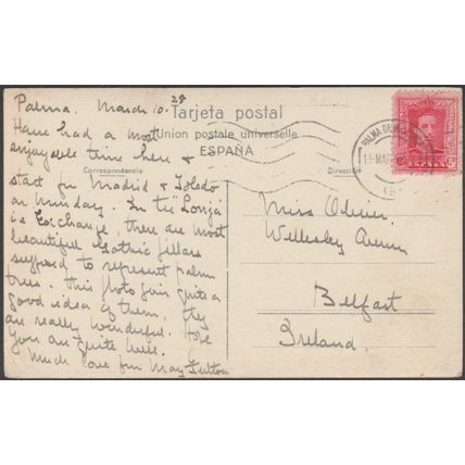 Lonja, Palma de Mallorca, 1928 - Foto Tarjeta Postal