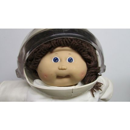 Excellent 1985 Cabbage Patch Kid YOUNG ASTRONAUT Doll GIRL COMPLETE Suit Vintage