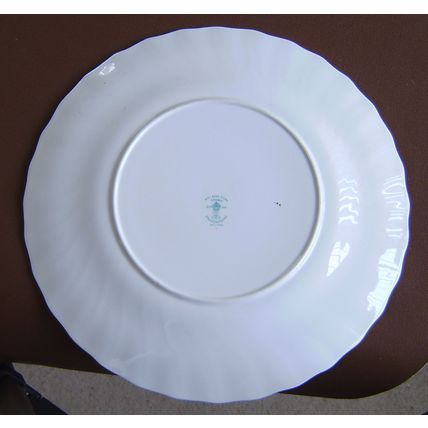 Crown Staffordshire Fine Bone China cake plate/stand Boxed