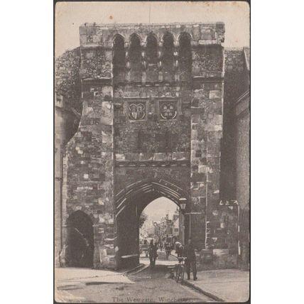The Westgate, Winchester, Hampshire, 1907 - Wykeham Series Postcard