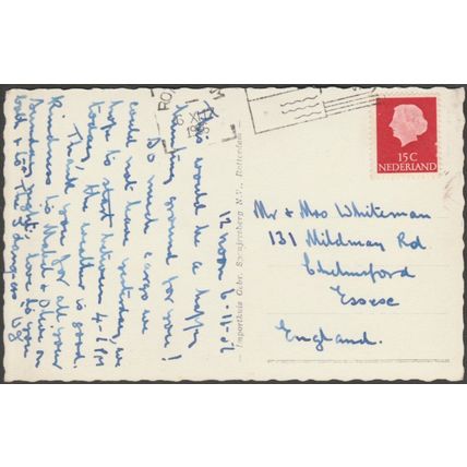 Schiehaven, Rotterdam, 1956 - Spanjersberg Foto Briefkaart