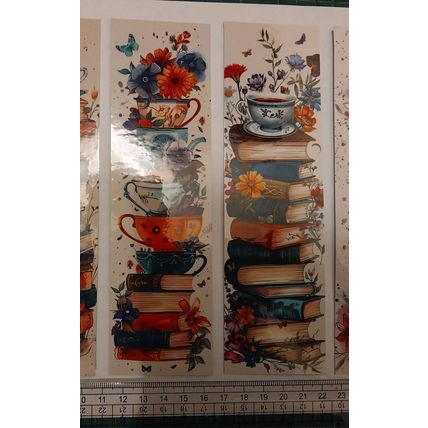 Flowers Butterfly Books Tea BookMarke Gift For Reader (X5)