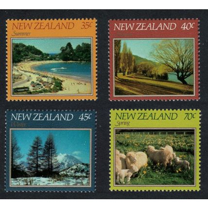 New Zealand Sheep Mountains Scenes 4v 1982 MNH SG#1266-1269
