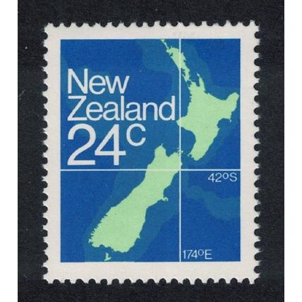 New Zealand Map 1982 MNH SG#1261