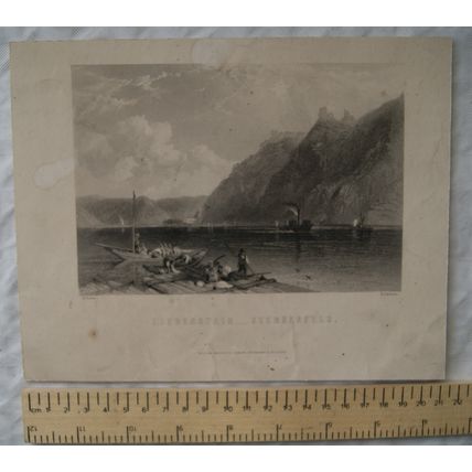 Vintage engraving - Liebenstein Sternenfels