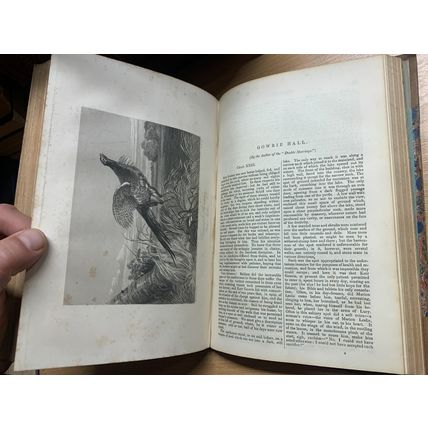 RARE* 1863 "SHARPE'S LONDON MAGAZINE" VOL 22 ANTIQUE ILLUSTRATED BOOK (T5)