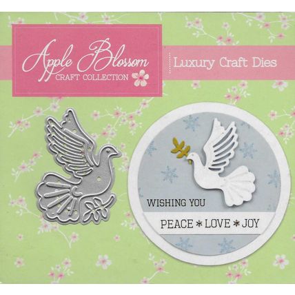 Apple Blossom. Dove Die Set. Die Cutting Cardmaking Scrapbooking Crafts