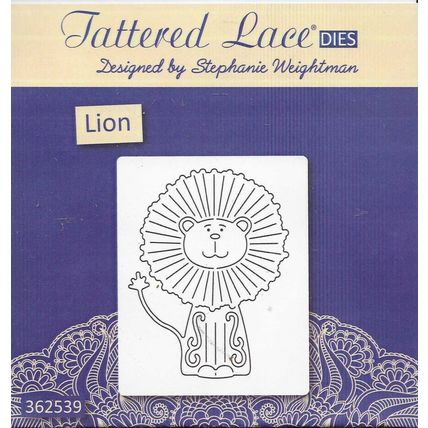 Tattered Lace. Lion Die. Die Cutting Cardmaking Scrapbooking Crafts