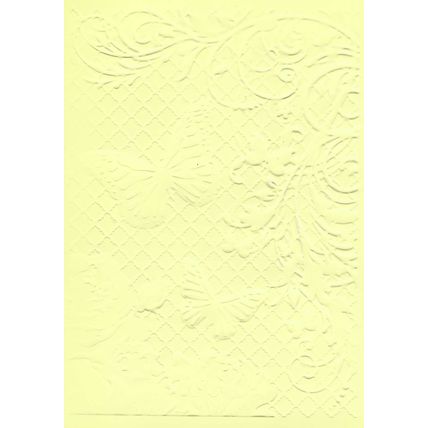 5"x7" Embossed Card. 10 Sheets. Butterflies (37). Cardmaking Scrapbooking Crafts