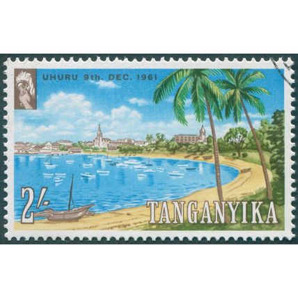 Tanganyika 1961 2s blue, yellow, green & brown SG116 CTO