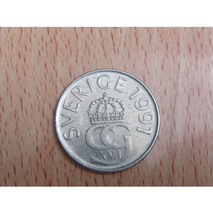 Sweden 1991 5 Kronor Coin