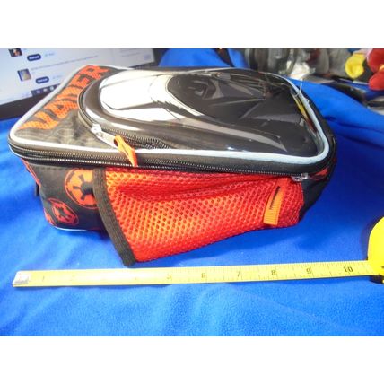 STAR WARS 3-D DARTH VADER Insulated Lunch Bag with Mesh Water Bottle Pocket!!