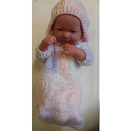 Baby Doll Berenguer with hand knitted outfits