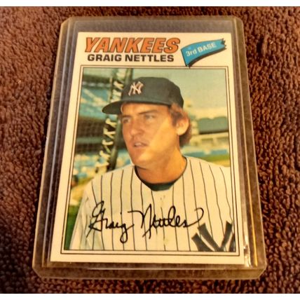 1977 Topps #20 Graig Nettles New York Yankees NM/MT Or Better Condition (CJ)