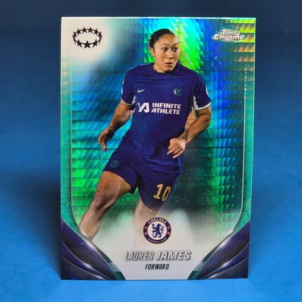 Lauren James - TOPPS Chrome PARALLEL UWCL 2023/24 Chelsea