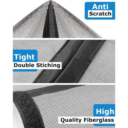 Innhom Magnetic Garage Door Screen for 1 Car Garage, 9X7 FT Double Door Magnetic