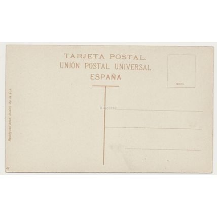 GRAN CANARIA Las Palmas Barranco Seco. Camino del monte. early 20th C. RPPC 41