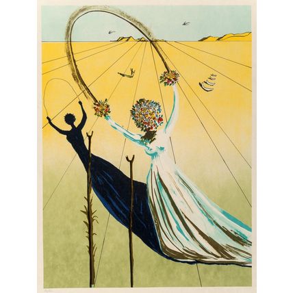 Salvador Dalí (1904-1989). Dream Passage, 1979 Poster Canvas Movie Film Print A0