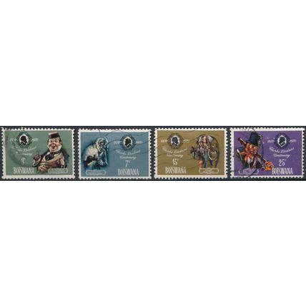 Death Centenary Charles Dickens - Botswana 1970 - FH - SG 265/8