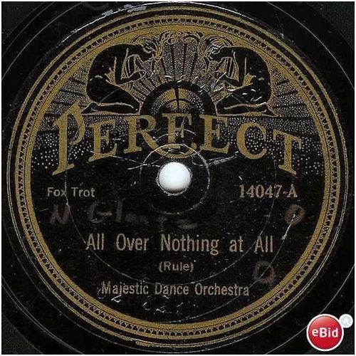 Perfect 78 #14047 - Long Beach Society Serenaders & Majestic Dance Orchestra