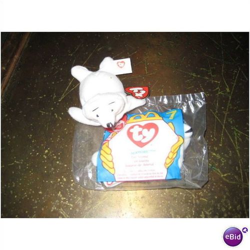 1996 McDonalds TY Teenie Beanies Babies #7 SEAMORE Seal