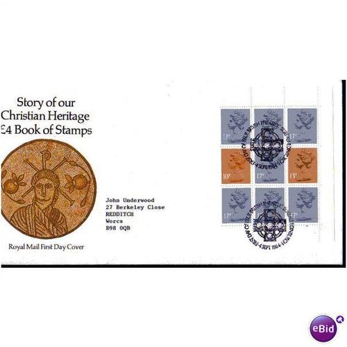 1984 '£4 CHRISTIAN HERITAGE' F.D.C (BUREAU F.D.I) (EBID381)