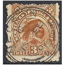 New Zealand 1894 SG251 3d Yellow-Brown Fine Used ..