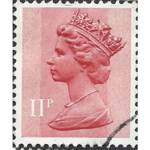 GB, Queen Elizabeth Machin, pink 1977, 11p