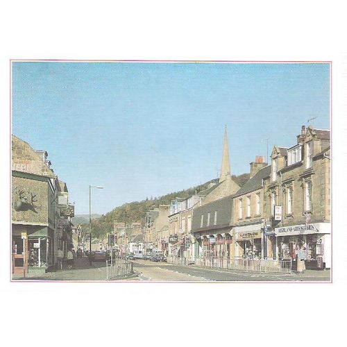 Callander, Stirling - Main Street - Dixon postcard c.1980s