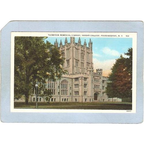 New York Poughkeepsie Thompson Memorial Library Vassar College ny_box4~2325