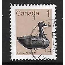 CANADA 1982 HERITAGE ARTEFACTS 1c DECOY SG1054 FINE USED