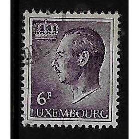 LUXEMBOURG 1965 GRAND DUKE JEAN 6F LILAC SG 765a FINE USED#