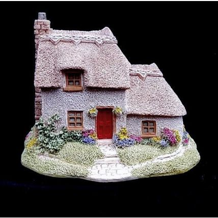 Lilliput Lane Pussy Willow Thatched Cottage Vintage Ornament