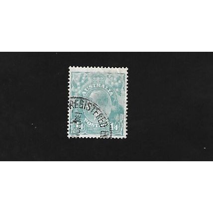 AUSTRALIA STAMP - ONE SHILLING & FOUR PENCE. #AUS/59.