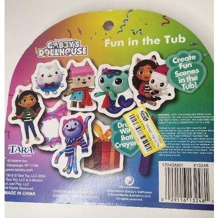 Netflix Dreamworks Gabby's Dollhouse Fun In The Tub Foam Crayon Mesh Bag Pcs KR