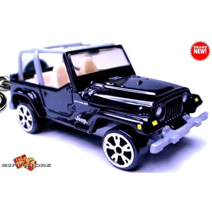 VERY RARE KEYCHAIN BLACK JEEP WRANGLER CUSTOM Ltd Ed.