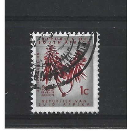SouthAfrica.SG199 1c Kafferboom Flower.Fine Used.Aug25d