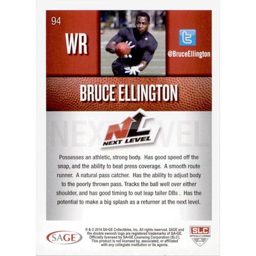 2014 Sage Hit Football Bruce Ellington