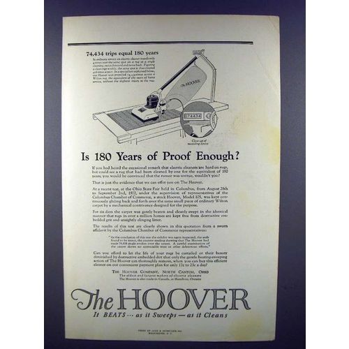 1923 Hoover Vacuum Cleaner Ad - 180 Years of Proof