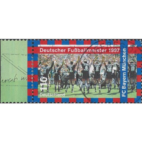 GERMANY, Bayer Munich Football Champions, blue & red 1997, 110pf