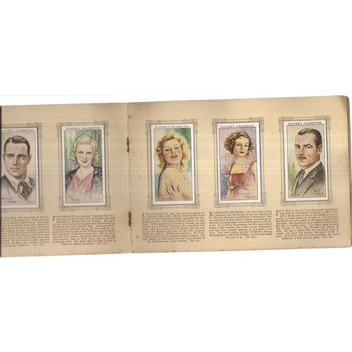 AN ALBUM OF FILM STARS complete album of cigarette cards by John Player & sons =