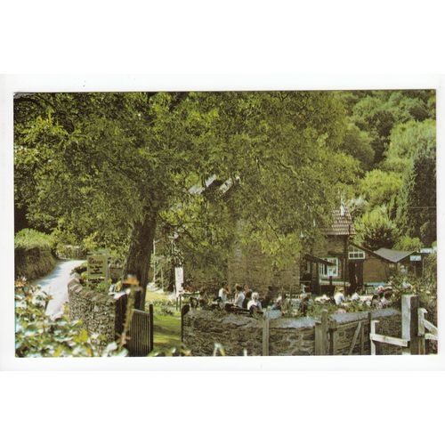 The Cottage Tea Gardens Horner Woods Somerset Postcard 4582