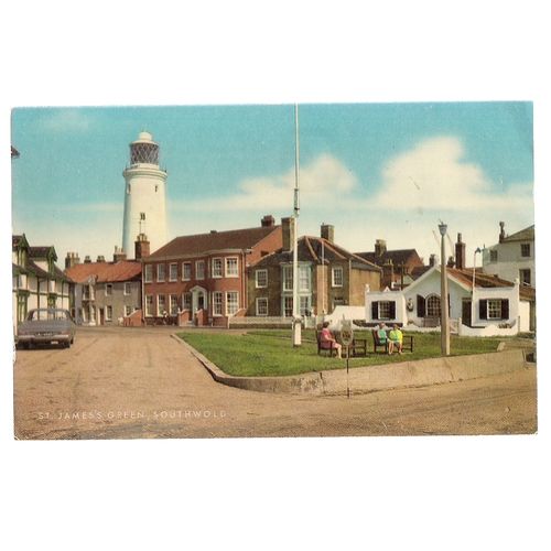 ST. JAMES'S GREEN, SOUTHWOLD. unused vintage postcard by J Salmon =