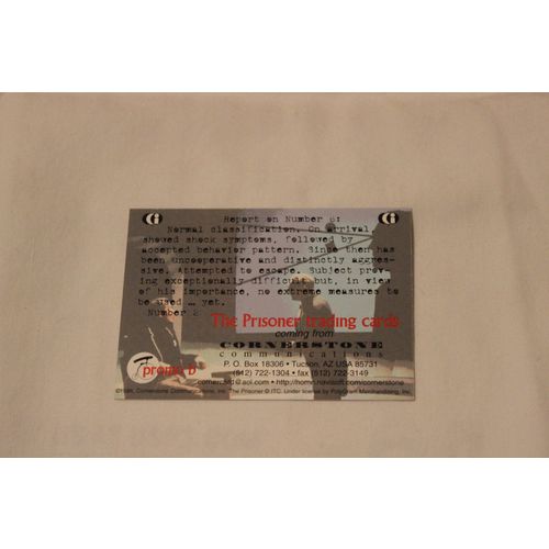 1996 Cornerstone The Prisoner NO. promo b