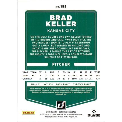 2021 Donruss Brad Keller # 185
