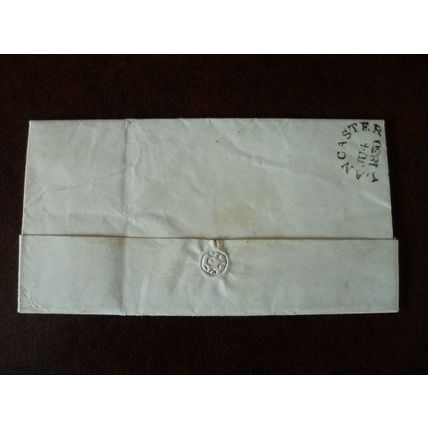 1830 GB Postal History 8d rate entire Lancaster cancel to Kirkby Stephen Clogs